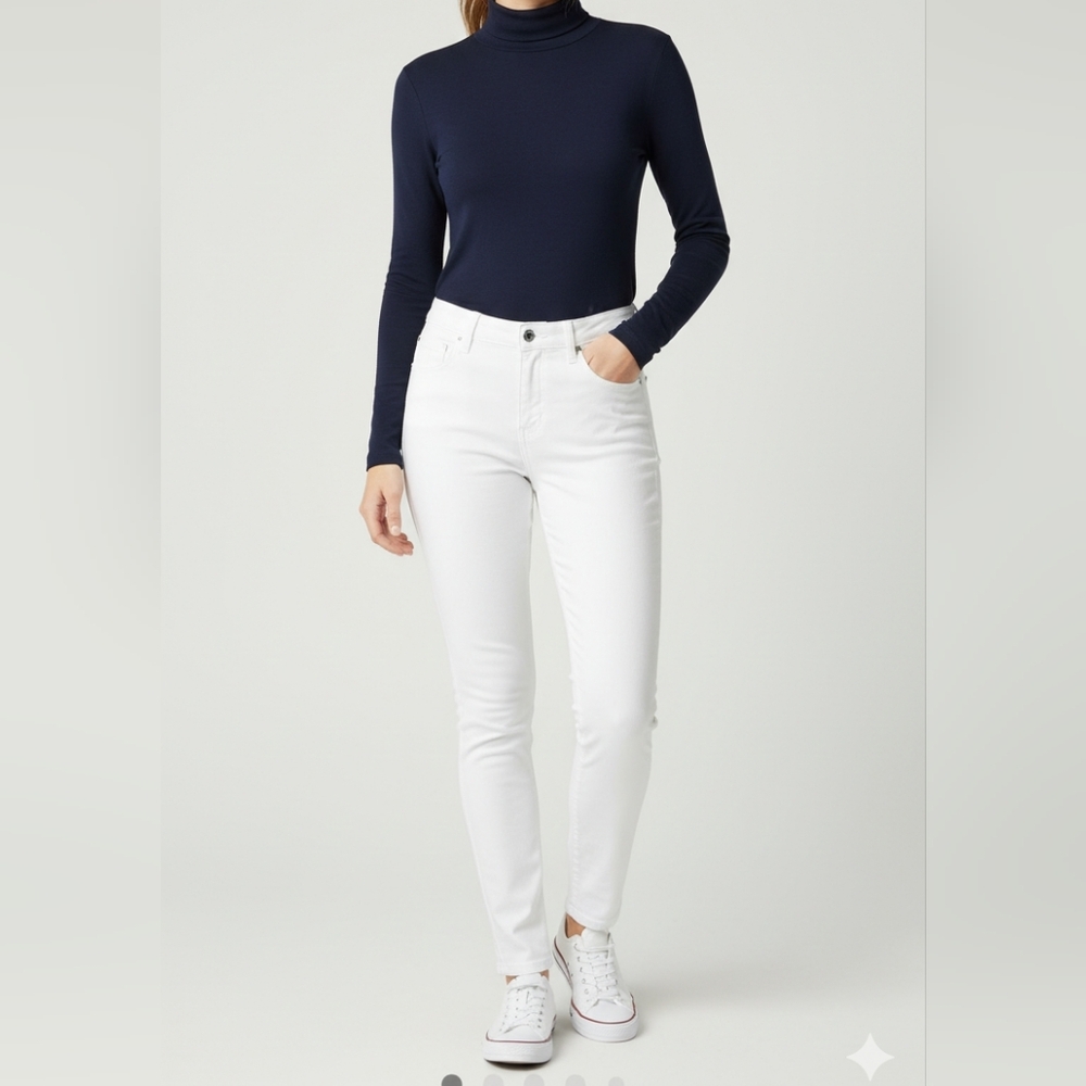 Anne Klein High Rise Skinny Jeans Size 12 New